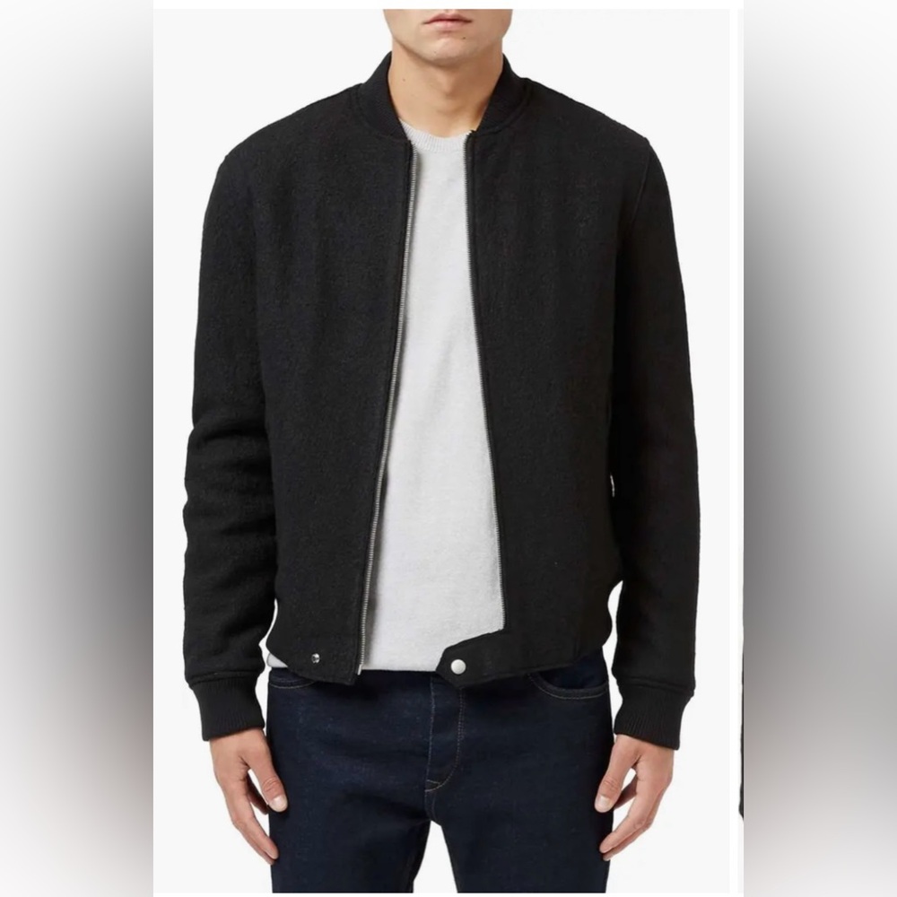 Topman wool blend bomber jacket - size XL